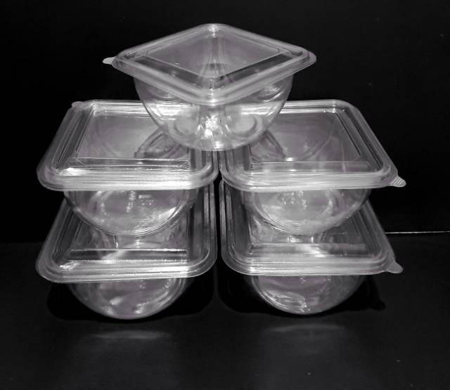 Dapurmami 20 Biji Mika Puding Salad Buah Mika Nasi Box Salad Uk.500Ml