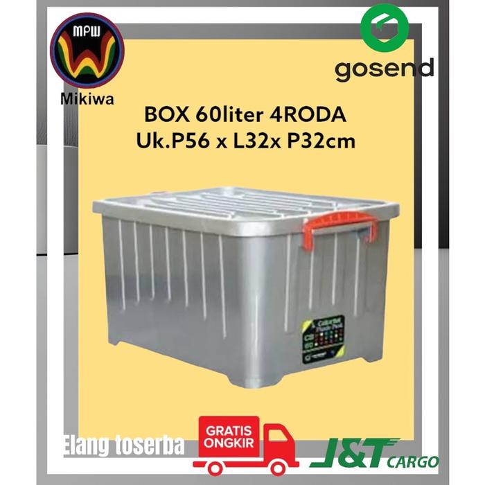 Container Box 60 Liter Silver Mpw