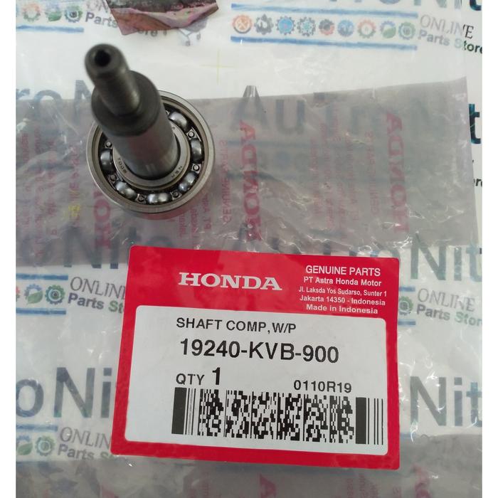As Bearing Shaft Comp Water Pump Radiator 19240-Kvb-900 Original Honda