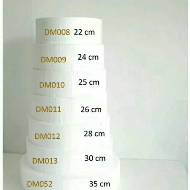 Cake Dummy D35 T10 Gabus Kue Palsu