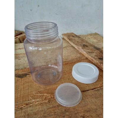10 Botol Toples 300Ml Bumbu Bubuk Sambal Plastik