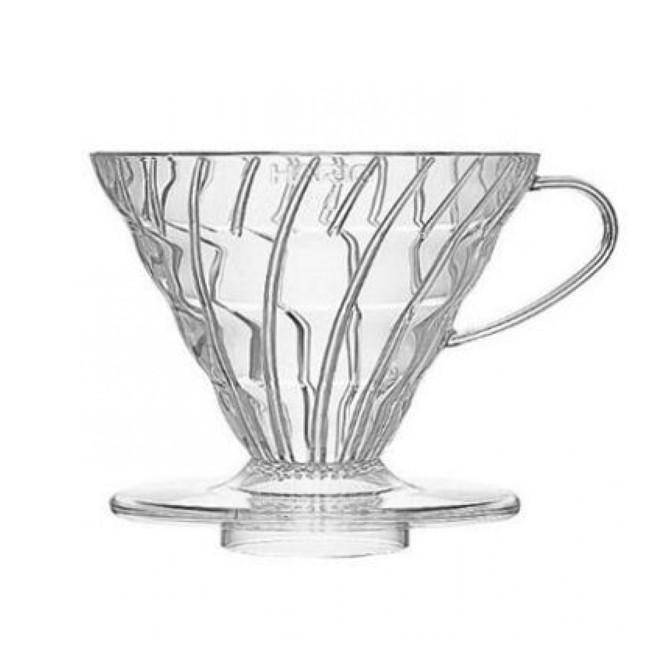 Hario V60 Plastic Coffee Dripper 02 Clear (Vd-02T)