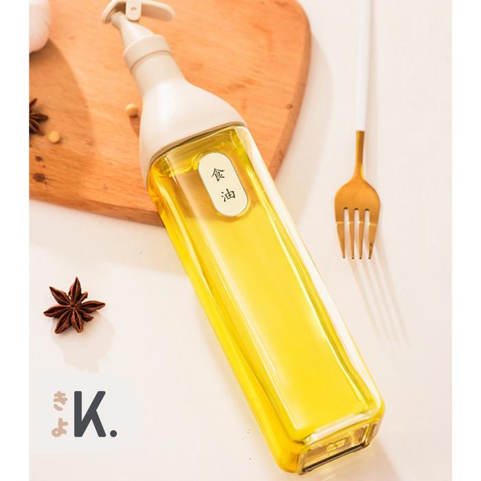 Kyo Botol Minyak Goreng Kaca Anti Tumpah Aesthetic 500Ml / Glass Oil