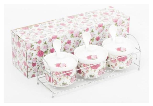 Capodimonte Tempat Bumbu Sambal Capodimonte Seasoning Pot Dengan Tray