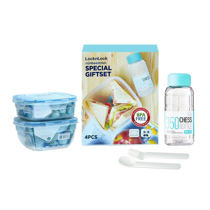 Hsm8440Em4S Gift Set 4Pcs Lock&Lock