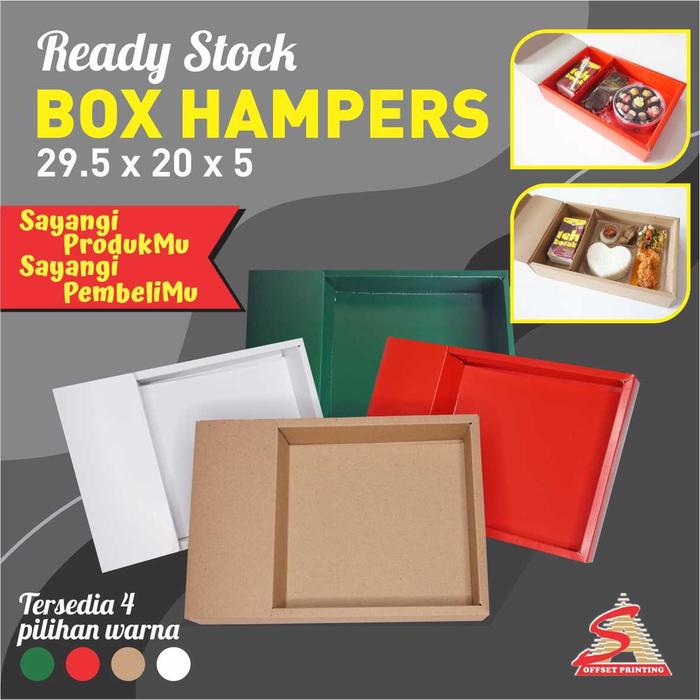 Box Hampers / Box Makanan 29.5 X 21.5 X 5.5