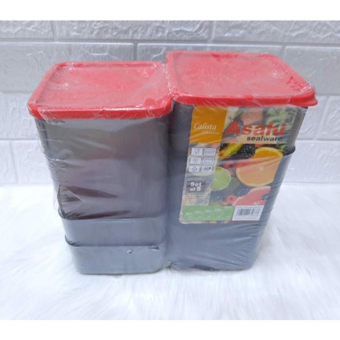 Toples Calista Asahi Set 5 / Toples Plastik / Toples Calista