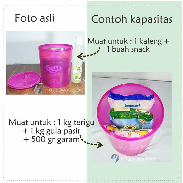 3 Pcs Toples Sakura 6800/ Toples Kerupuk/ Toples Snack/Toples Plastik