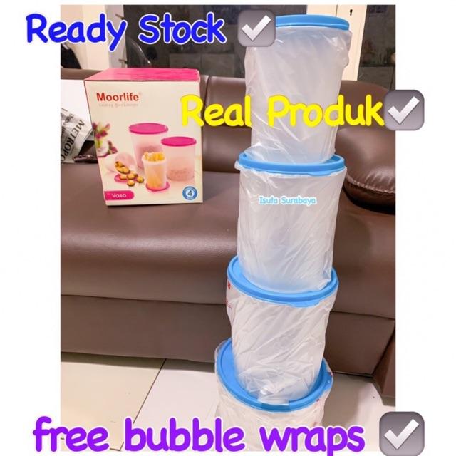 Moorlife Vaso Set Canister Toples Krupuk Tempat Snack Kotak Makanan