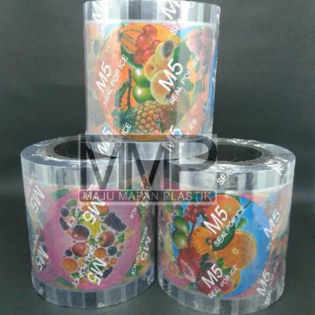 Plastik Segel Gelas Polos/ Seal Cup Motif / Plastik Pres Segel Gelas