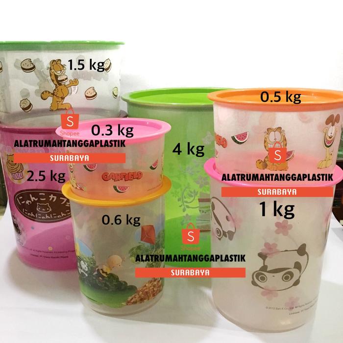 1 Set (4Pcs) Toples Sealware Calista Odate (0.5, 0.6, 1, 2.5 Kg) /