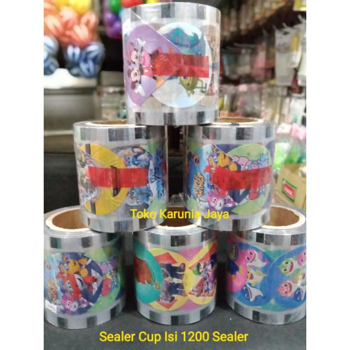 Termurah !!! Cup Sealer Pop Ice (Segel Gelas Pop Es, Isi 1200 Mata)