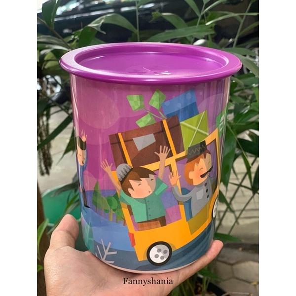 Tupperware Art Deco Canister (Toples Wadah Susu Bubuk, Aneka Cemilan,