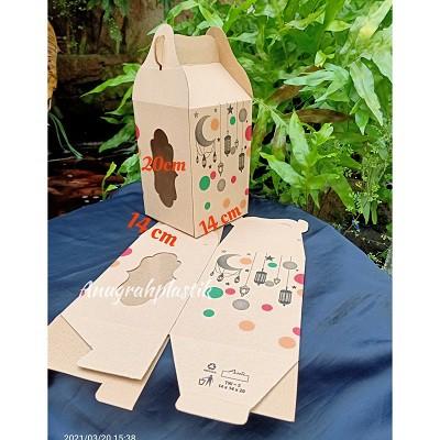 Box Toples Kue Kering/ Kotak Parcel Isi 3 Toples 500 Gram / Box