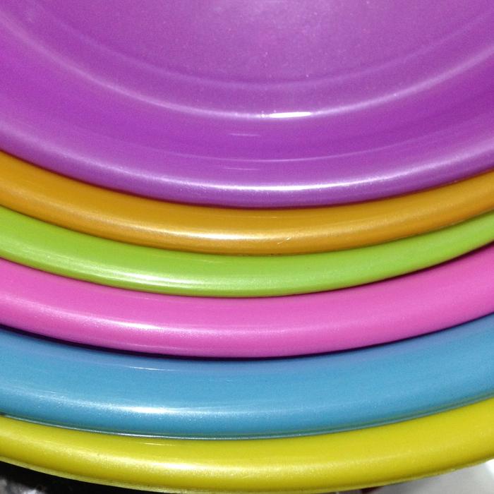 1Set (3Pcs) Nampan Bulat S-L/ Nampan Plastik/ Nampan Teh/ Nampan