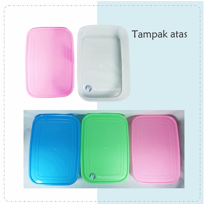 6 Pcs Tepak 2750 Ml / Tepak Plastik Serbaguna/ Kotak Plastik/ Kotak