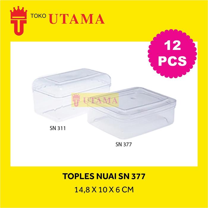 (12 Pcs) Stoples Nuai Sn 377 Kue Kering
