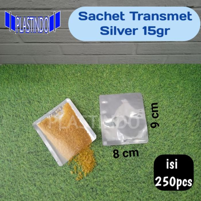 Isi 250 Sachet Kombinasi Silver Transparan 15Gram Kemasan Kopi Bubuk