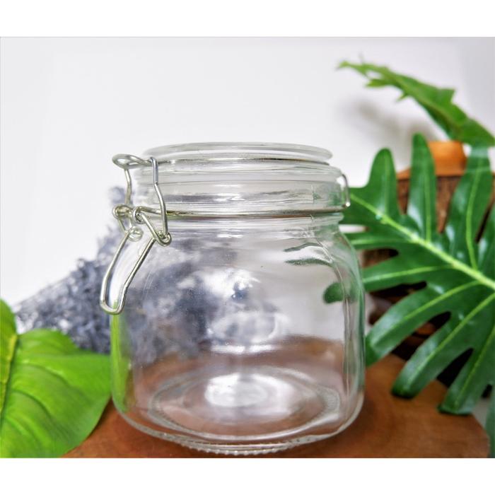 Hermetico Jar 750 Ml | Toples Kaca Tutup Kait | Jar Kaca Cantik