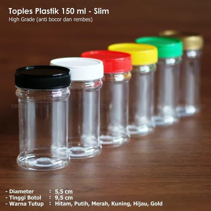 Botol Sambal Plastik 150Ml (Isi 100 Pc) / Kemasan Toples Sambal Bumbu