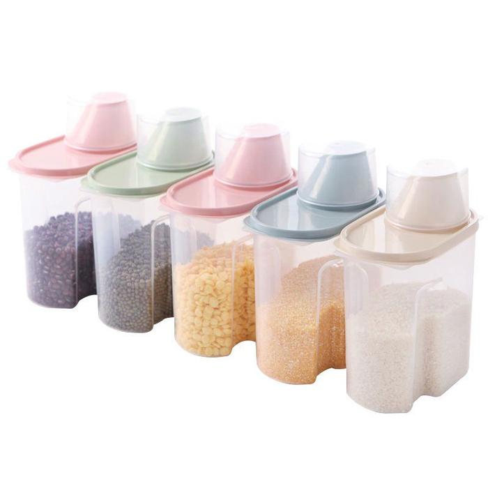 Toples Penyimpanan Sereal Kacang Storage Serbaguna
