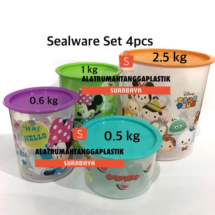 1Pc Toples Calista Odate 4Kg / Toples Plastik Gambar Disney / Toples