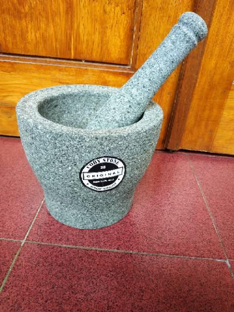 Lesung Batu Asli 20Cm Lumpang Deplokan Mortar And Pestle Original