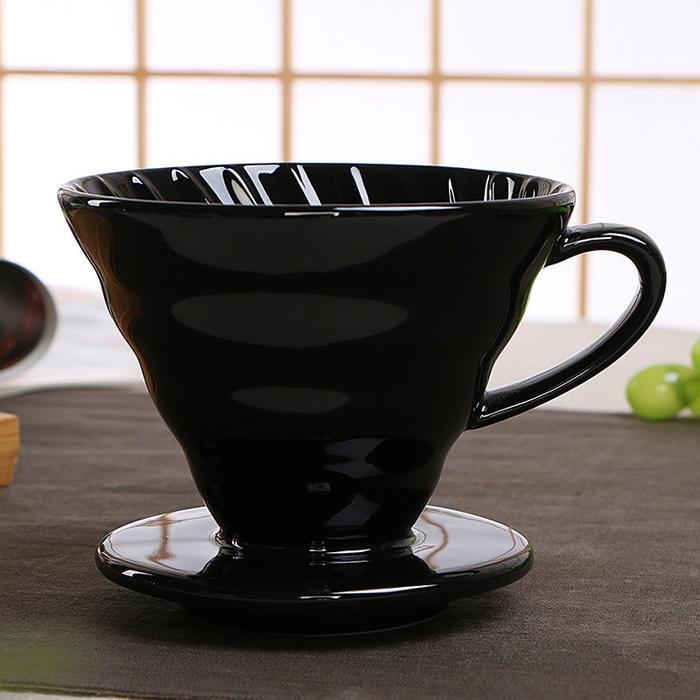 V60 Dripper Kopi 01 02 Ceramic Coffee Dripper Alat Kopi Manual V60