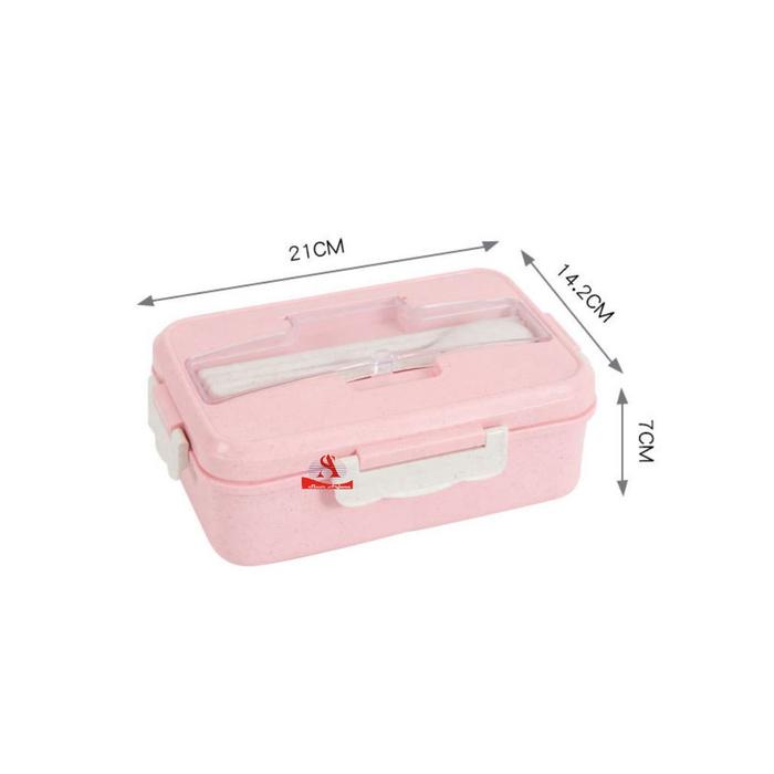 Lunch Box Plastik Sekat 3/Wadah Tempat Makan