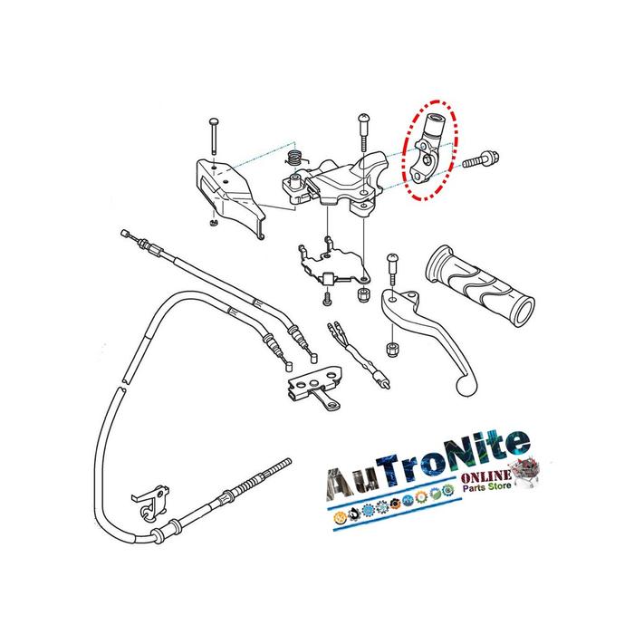 Holder Master Cylinder Bracket Mirror 45517-K81-N30 Ori Honda Genio