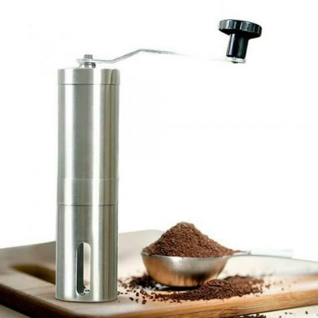 Grinder Manual Stainless Ceramic Burr (Penggiling Kopi Manual)