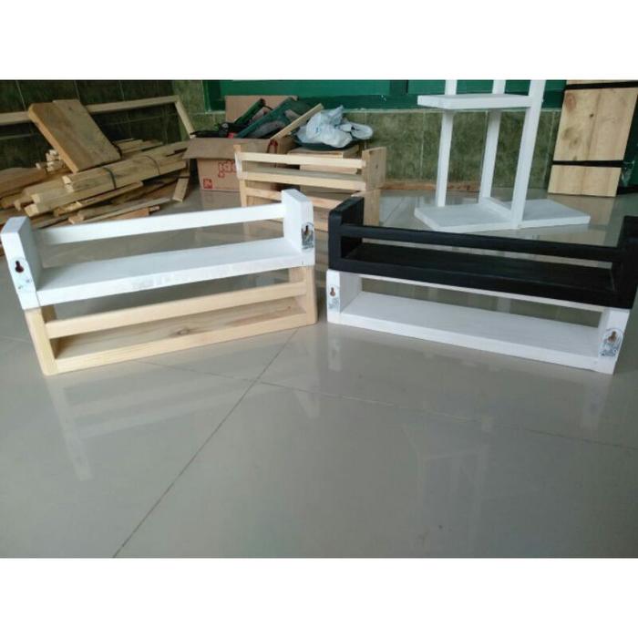 Rak Serbaguna/Rak Dinding/Rak Bumbu/Rak Kayu/Rak Minimalis/Rak