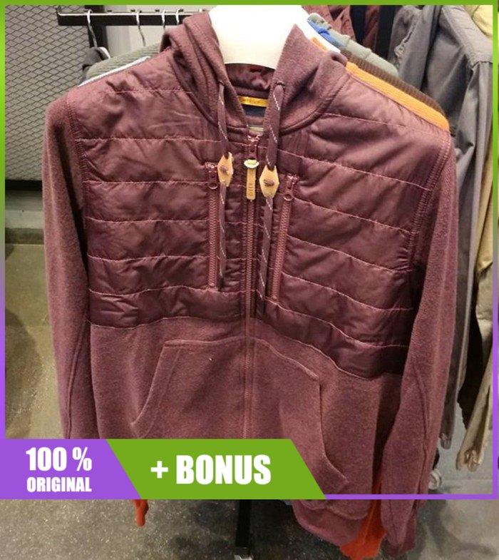 Jaket Eiger Milestone Heatwave Hoodie Jacket Maroon 91000 4474 Ori
