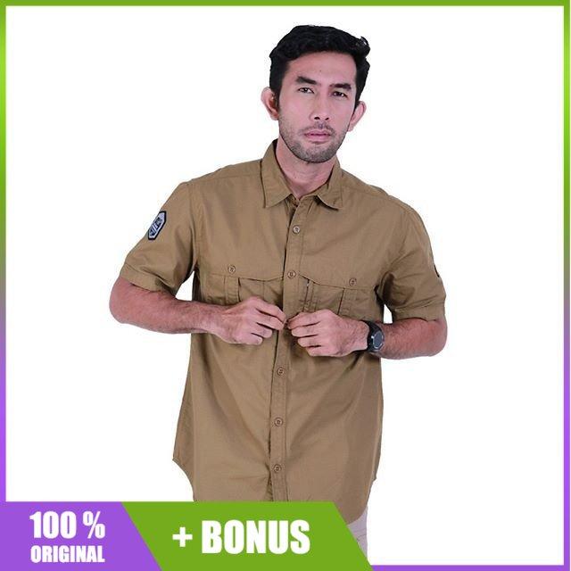 Kemeja Eiger Borneo Kalamantara - Coklat