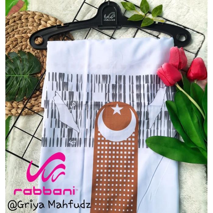 sarung rabbani sarung dukhan 3 putih sarung putih polos series 100% oRI