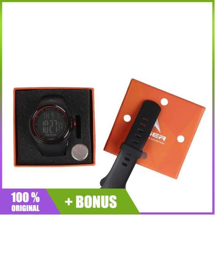Jam Tangan Eiger Touchscreen Anti Air Black Hitam IYW0082 Original 20