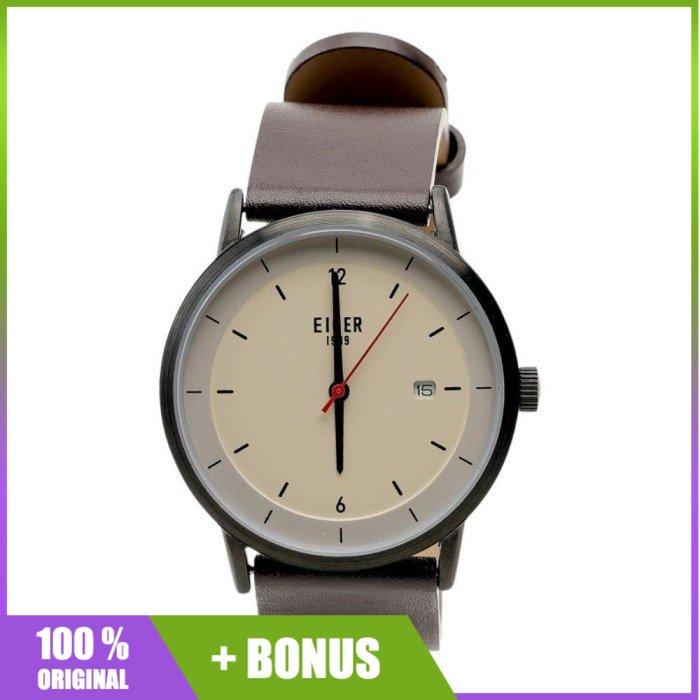 Jam Tangan Eiger MORTSEL WATCH Brown Coklat 91000 8259 Original Cowok