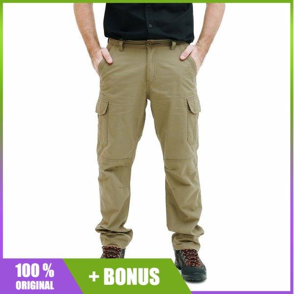 Celana Eiger C.EARTHQUAKE Long Pants Brown Coklat 91000 1196 Original