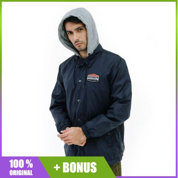 Jaket EIGER X-SPEED UP JACKET Navy Red 91000 7078 Original Awet BDG