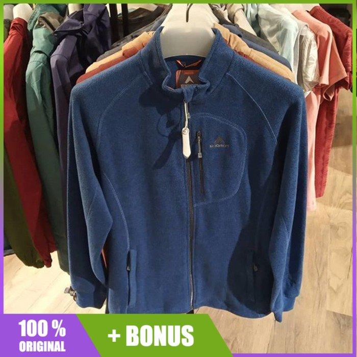 Jaket Cewek Eiger Warmer Sweater Women Jacket Blue Biru 91000 3315 Ori
