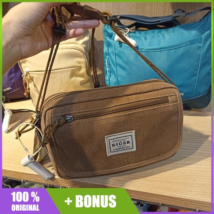 Tas Selempang Cewek Eiger BTR CANVAS SLING POUCH WS Bag 91000 7597 Ori