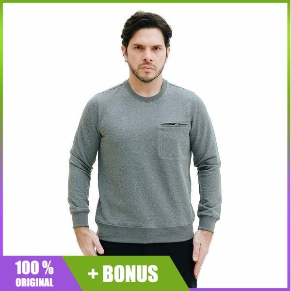Sweater Eiger X TATTICO Sweeter Grey Abu 91000 6495 Original Cowok