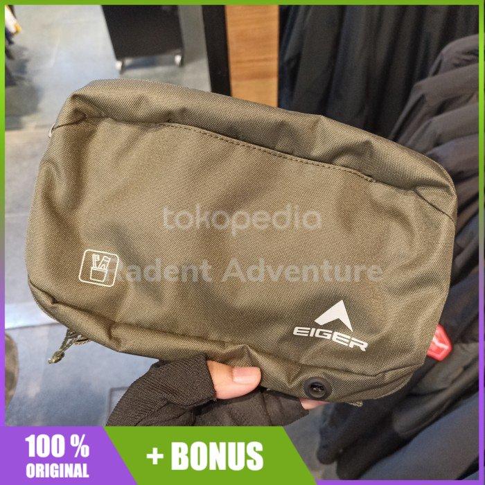 Tas Eiger AQUART NG Bag Olive 91000 7157 Original Cowok Bandung Pouch