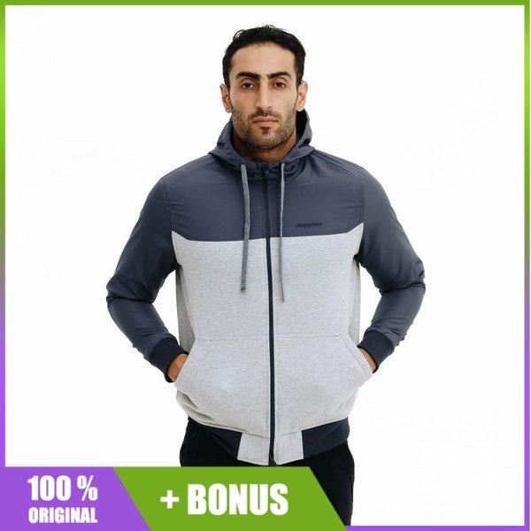 Jaket Eiger SCIROCCO TOUR JACKET Hoodie Navy 91000 6851 Original Cowok