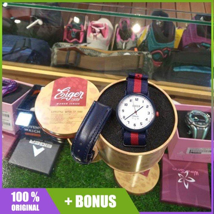 BEST SELLER Jam Tangan Cewek Eiger Copper Watch Navy 91000 4728 Ori
