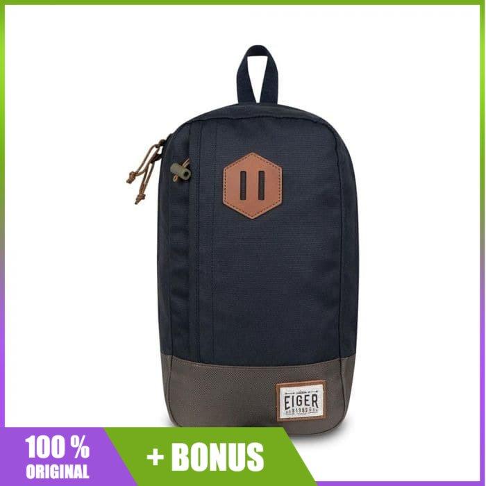 Tas Eiger 1989 Diario 2.0 Getaway Sling Bag 8L 91000 4502 navy Origina