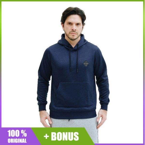 Sweater Hoodie Eiger X-KLEIN Jacket Navy 91000 6542 Original Cowok