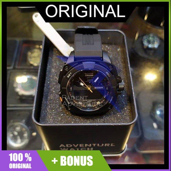 Jam Tangan Eiger Antero Watch Hitam Black 91000 5444 Cowok Keren Ori