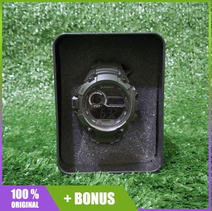 Jam Eiger Creston Watch Jam Tangan Green Hijau 91000 5090 Original