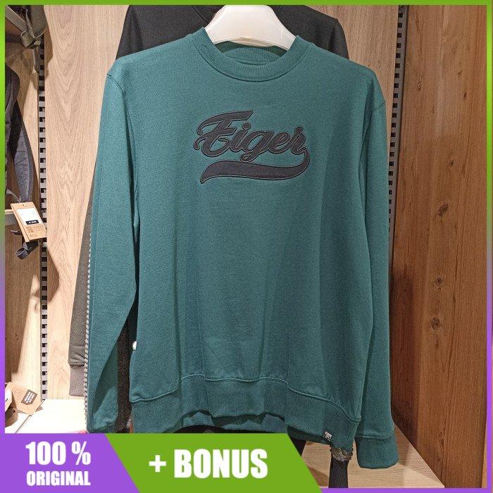 Sweater Eiger ZION SWEATSHIRT 91000 8098 Original Cowok Bandung Cotton